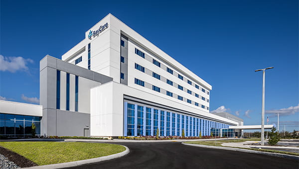 Exterior image of BayCare Hospital Wesley Chapel