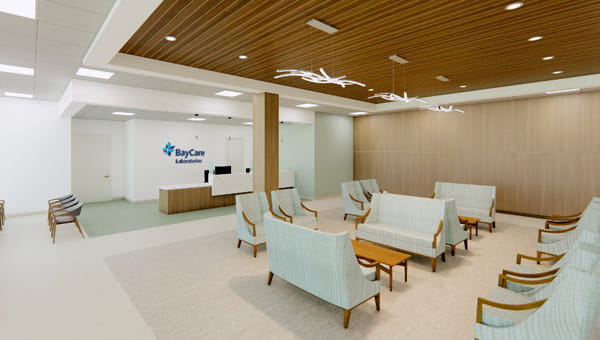 BayCare HealthHub (Manatee) Imaging Waiting Area