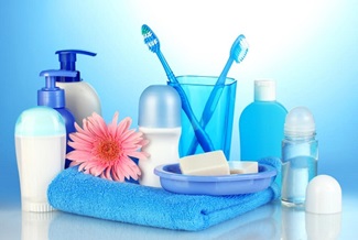 collection of toiletry items