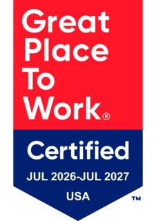 Great Place to Work Certification Badge July 2026-2027