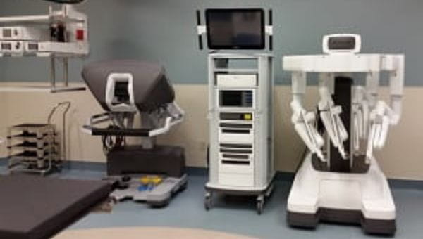 da Vinci robot at St. Josephs Hospital