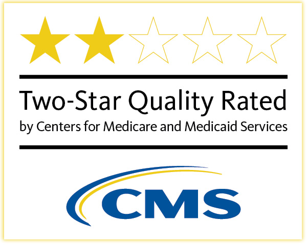 Centers for Medicare and Medicaid Services Two-Star Quality Rated