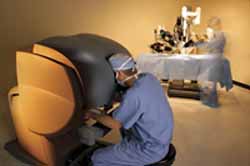Robotic surgeon using the DaVinci robotics machine