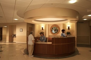 St. Anthony's Hospital guest services desk