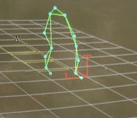 3D computer model of how a child walks
