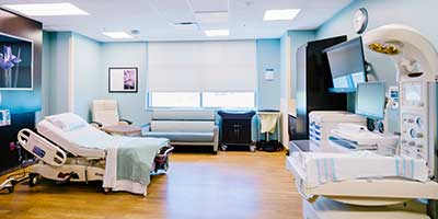 Labor and delivery room.