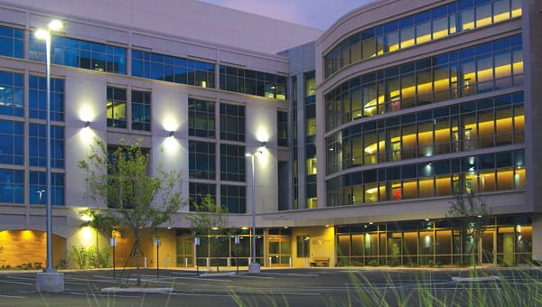 The exterior of St. Joseph's Women's Hospital in Tampa, Florida