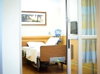 Patient room at the St. Joseph's Hospital adult infusion center
