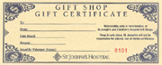 Gift certificate 