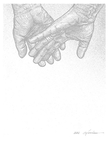 Image for the play, "Holding On - Letting Go," by Bryan Harnetiaux