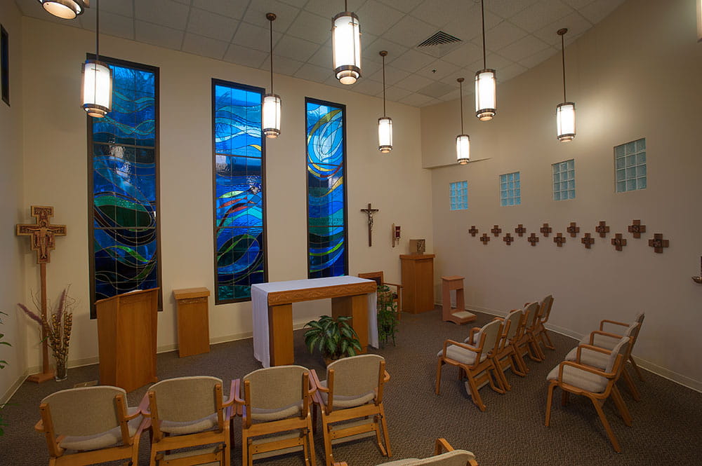 The chapel at St. Joseph's Women's Hospital