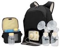 Breast pump with backpack