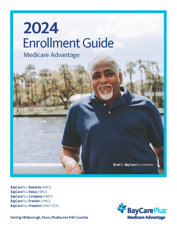 baycareplus 2024 medicare advantage enrollment guide cover