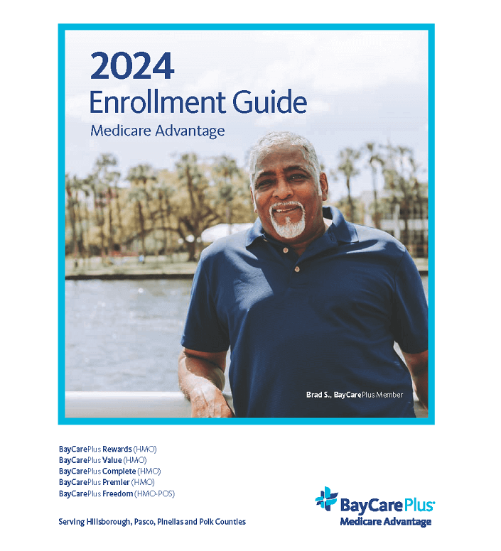 baycareplus 2024 medicare advantage enrollment guide cover