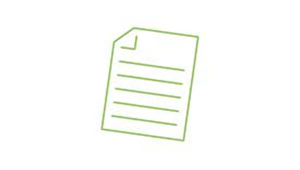 Outline of a piece of paper