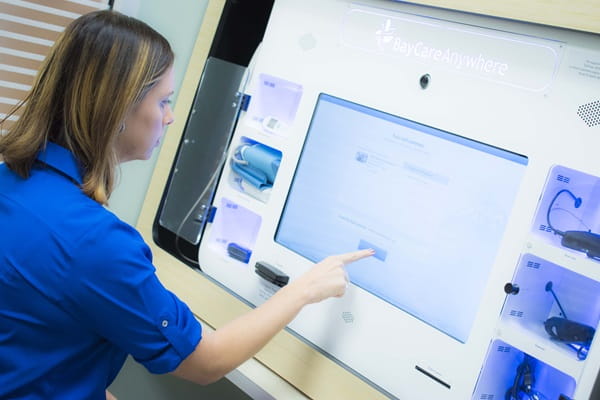 BayCareAnywhere kiosk at Publix