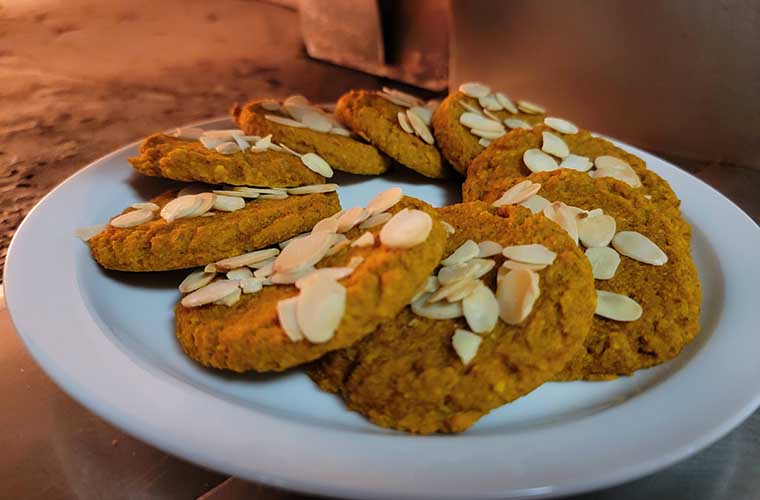 Holiday Pumpkin Maple Almond Drops