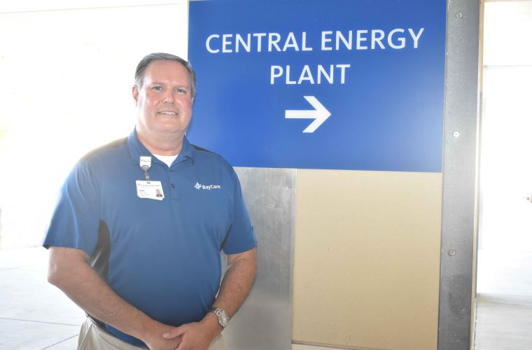 John Young, St. Joseph's Hospital-North's facilities manager.