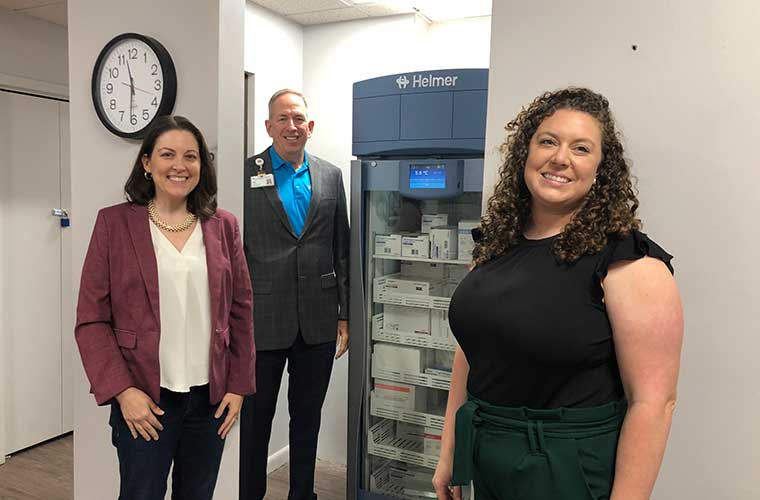St. Anthony’s Donates Pharmaceutical Refrigerators to Free Clinic