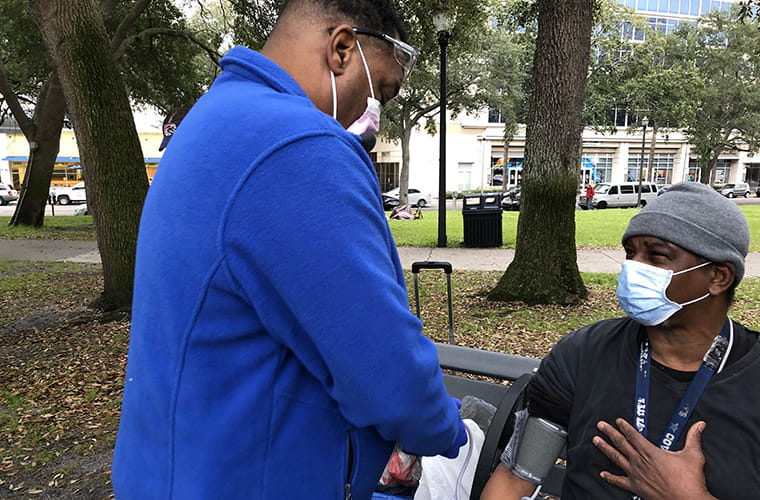 St. Anthony’s Hospital Joins St. Petersburg Police to Take Health Care to the Homeless 