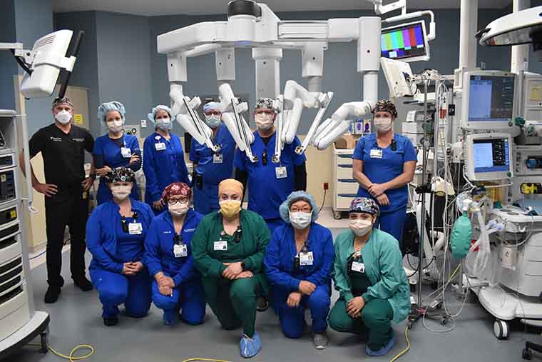 Some members of the surgery team at St. Joseph's Hospital-North.