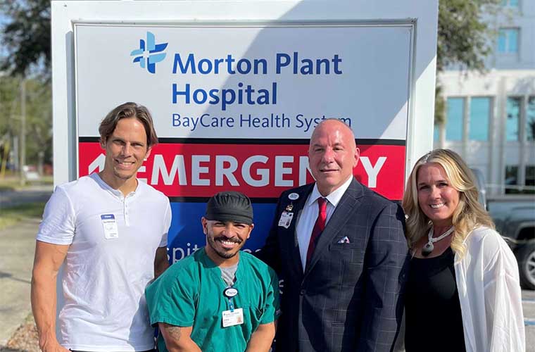 Morton Plant Team Member Determined to ‘Never Say Never’