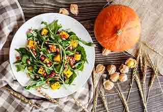 Roasted Chilled Fall Harvest Salad 