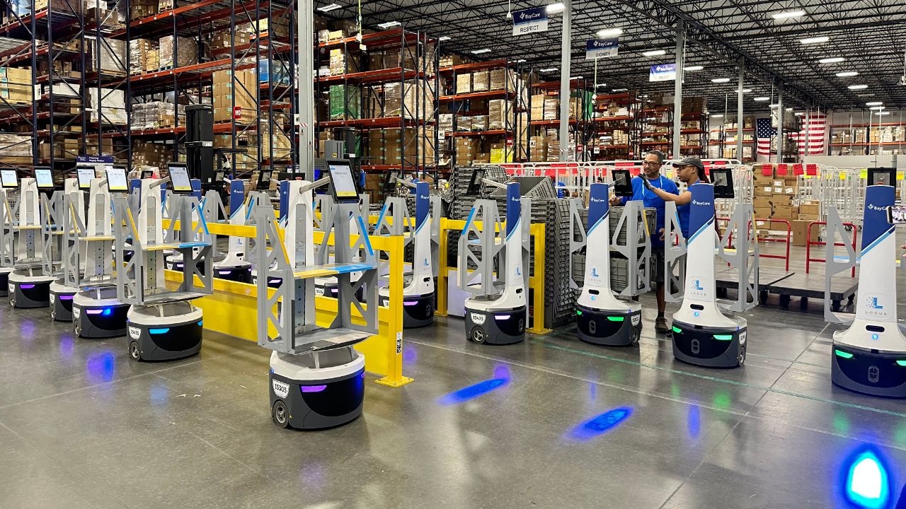 Unleashing the Future: BayCare's Warehouse Transforms with the Use of Robotics
