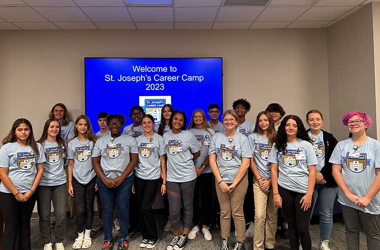 The Inaugural St. Joseph's Hospital Career Camp Class