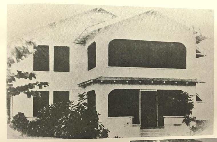 Historical picture of first Winter Haven Hospital location.
