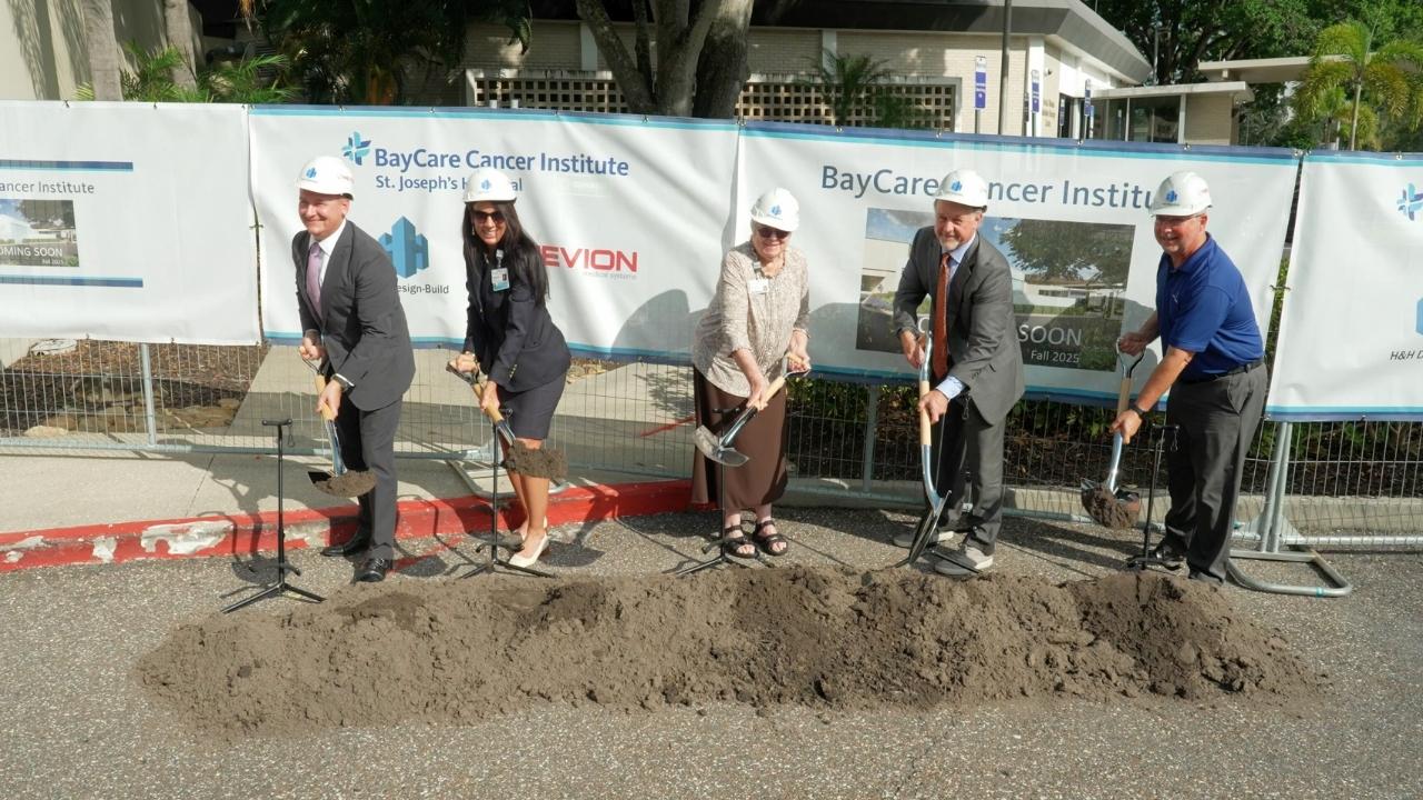 BayCare Cancer Institute Breaks Ground on First Proton Therapy Center in Tampa Bay Area