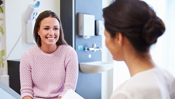 physician and patient