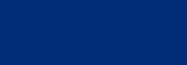 A dark blue banner