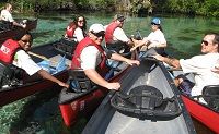Residents canoe trip