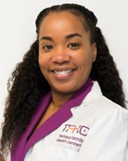 Dr. Gaelle Laurore-Fray, DO, DABOM, DinABLM, Family Medicine Residency Core Faculty, and Executive Vice President of Medicine/Medical Education – Tampa Health Centers