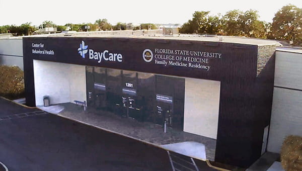 An exterior image of the Family Health Center in Winter Haven, Florida.