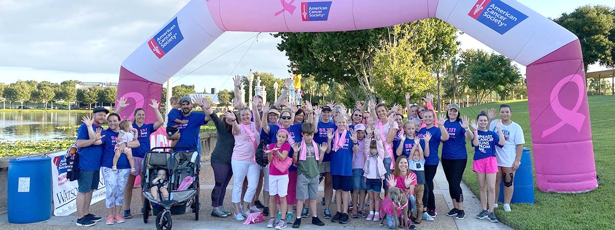 BayCare Team Members walk with American Cancer Society to Make Strides.