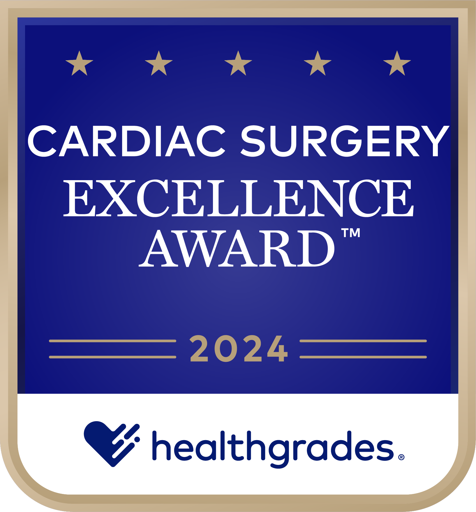 BayCare received the 2024 healthgrades Cardiac Surgery Excellence Award.