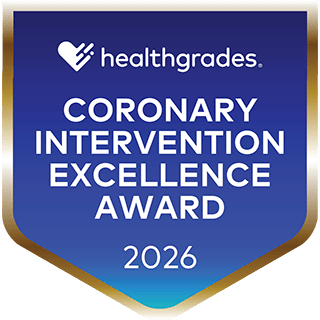 Coronary Intervention Excellence Award Healthgrades Award 2026