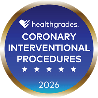 Five-Star for Coronary Interventional Procedures Healthgrades Award 2026