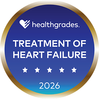 Five-Star for Treatment of Heart Failure Healthgrades Award 2026