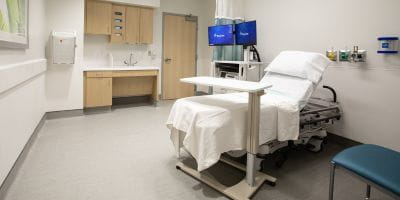 The OB Triage room in South Florida Baptist Hospital