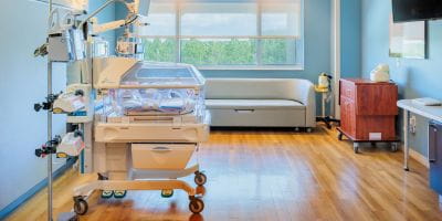 Private NICU room at BayCare in SJH-N