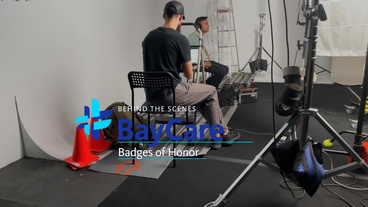 Behind the Scenes Look at BayCare's Badges of Honor Campaign